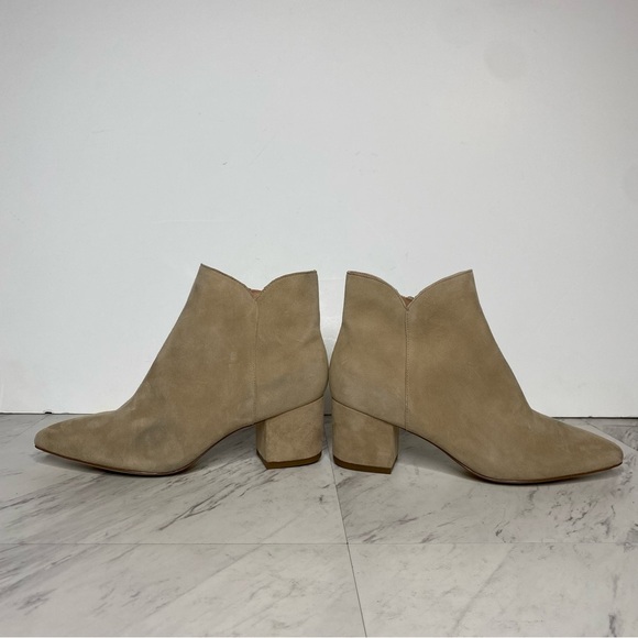 Cole Haan Elyse Tan Suede Pointy Toe Bootie 7 1/2 B - Picture 6 of 14